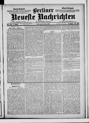 Berliner Neueste Nachrichten vom 15.03.1900