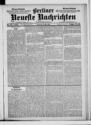 Berliner Neueste Nachrichten on Mar 17, 1900