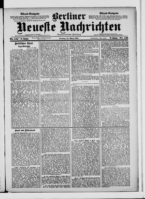 Berliner Neueste Nachrichten on Mar 27, 1900