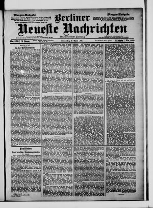 Berliner Neueste Nachrichten on Apr 5, 1900