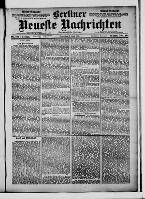 Berliner Neueste Nachrichten vom 05.04.1900