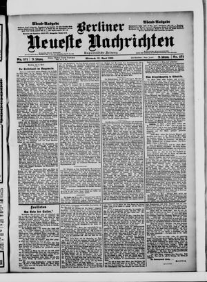 Berliner Neueste Nachrichten on Apr 11, 1900