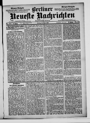 Berliner Neueste Nachrichten on Apr 13, 1900