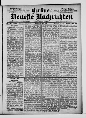 Berliner Neueste Nachrichten vom 18.04.1900