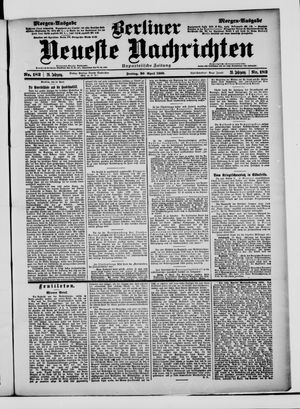 Berliner Neueste Nachrichten vom 20.04.1900