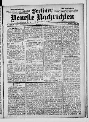 Berliner Neueste Nachrichten vom 28.04.1900