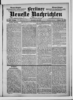Berliner Neueste Nachrichten on May 5, 1900