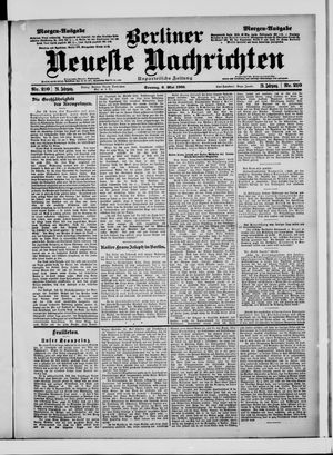 Berliner Neueste Nachrichten vom 06.05.1900