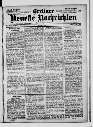 Berliner Neueste Nachrichten vom 07.05.1900