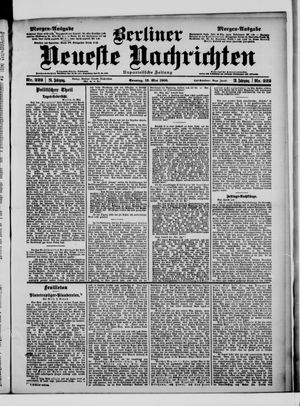 Berliner Neueste Nachrichten vom 13.05.1900