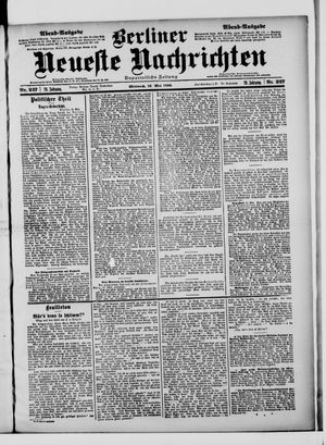 Berliner Neueste Nachrichten vom 16.05.1900