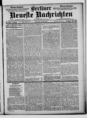 Berliner Neueste Nachrichten vom 24.05.1900