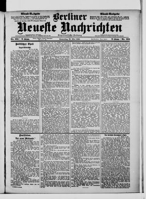 Berliner Neueste Nachrichten vom 31.05.1900