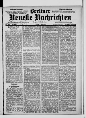Berliner Neueste Nachrichten vom 01.06.1900
