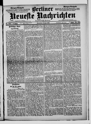 Berliner Neueste Nachrichten on Jun 2, 1900