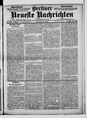 Berliner Neueste Nachrichten on Jun 2, 1900