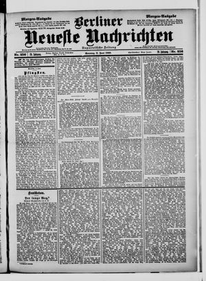 Berliner Neueste Nachrichten on Jun 3, 1900