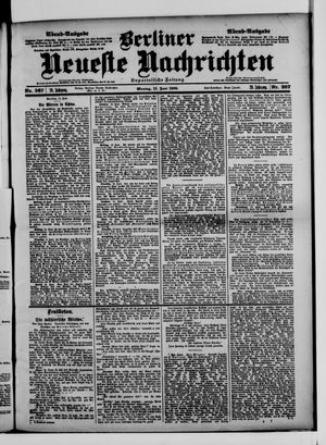 Berliner Neueste Nachrichten vom 11.06.1900