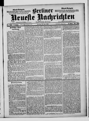 Berliner Neueste Nachrichten vom 12.06.1900