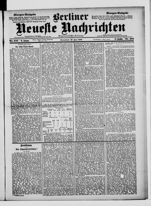 Berliner Neueste Nachrichten on Jun 16, 1900
