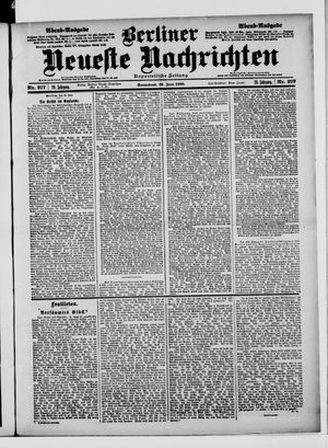 Berliner Neueste Nachrichten on Jun 16, 1900