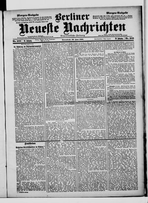 Berliner neueste Nachrichten vom 23.06.1900