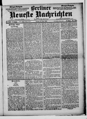 Berliner Neueste Nachrichten vom 26.06.1900