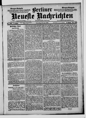 Berliner Neueste Nachrichten vom 28.06.1900
