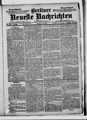 Berliner Neueste Nachrichten vom 03.07.1900