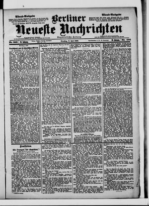 Berliner Neueste Nachrichten vom 03.07.1900