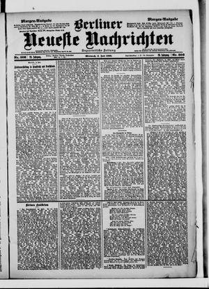 Berliner Neueste Nachrichten on Jul 4, 1900