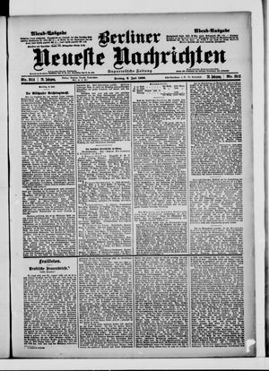 Berliner Neueste Nachrichten on Jul 6, 1900