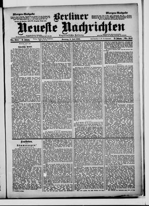 Berliner Neueste Nachrichten vom 08.07.1900