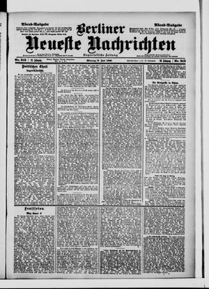 Berliner Neueste Nachrichten vom 09.07.1900