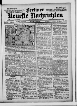 Berliner Neueste Nachrichten vom 18.07.1900