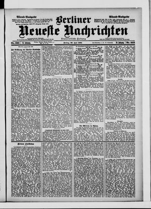 Berliner Neueste Nachrichten vom 20.07.1900