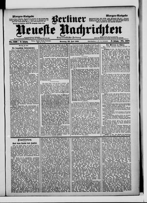 Berliner Neueste Nachrichten vom 22.07.1900