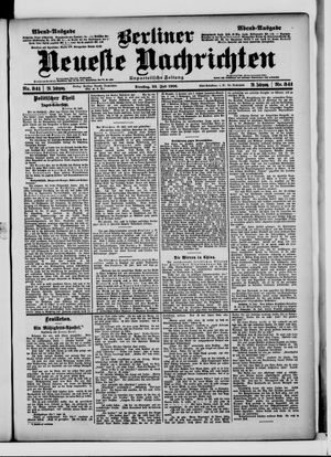 Berliner Neueste Nachrichten vom 24.07.1900