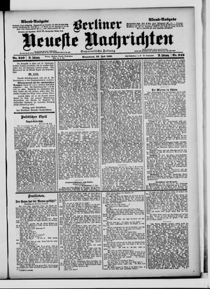 Berliner Neueste Nachrichten vom 28.07.1900