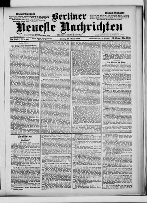 Berliner Neueste Nachrichten vom 17.08.1900