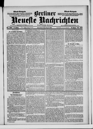 Berliner Neueste Nachrichten vom 25.08.1900
