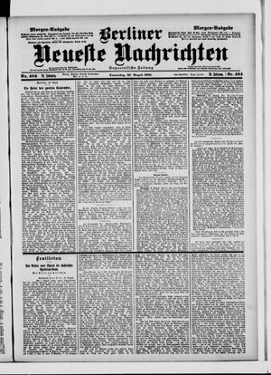 Berliner Neueste Nachrichten vom 30.08.1900