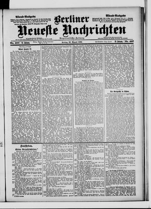 Berliner Neueste Nachrichten vom 31.08.1900