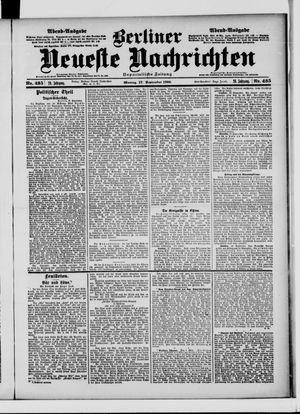 Berliner Neueste Nachrichten vom 17.09.1900