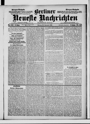 Berliner Neueste Nachrichten vom 23.09.1900