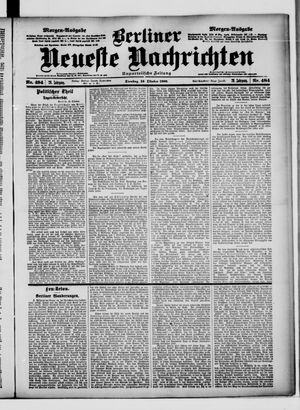 Berliner Neueste Nachrichten vom 16.10.1900