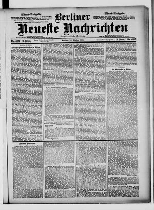 Berliner Neueste Nachrichten vom 16.10.1900
