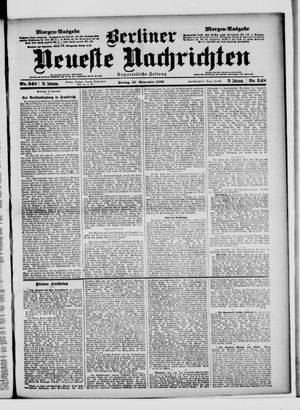 Berliner Neueste Nachrichten vom 23.11.1900