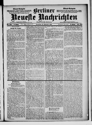 Berliner Neueste Nachrichten vom 24.11.1900