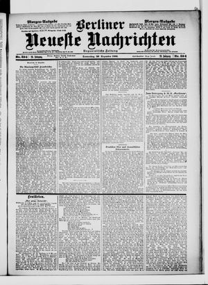 Berliner Neueste Nachrichten vom 20.12.1900
